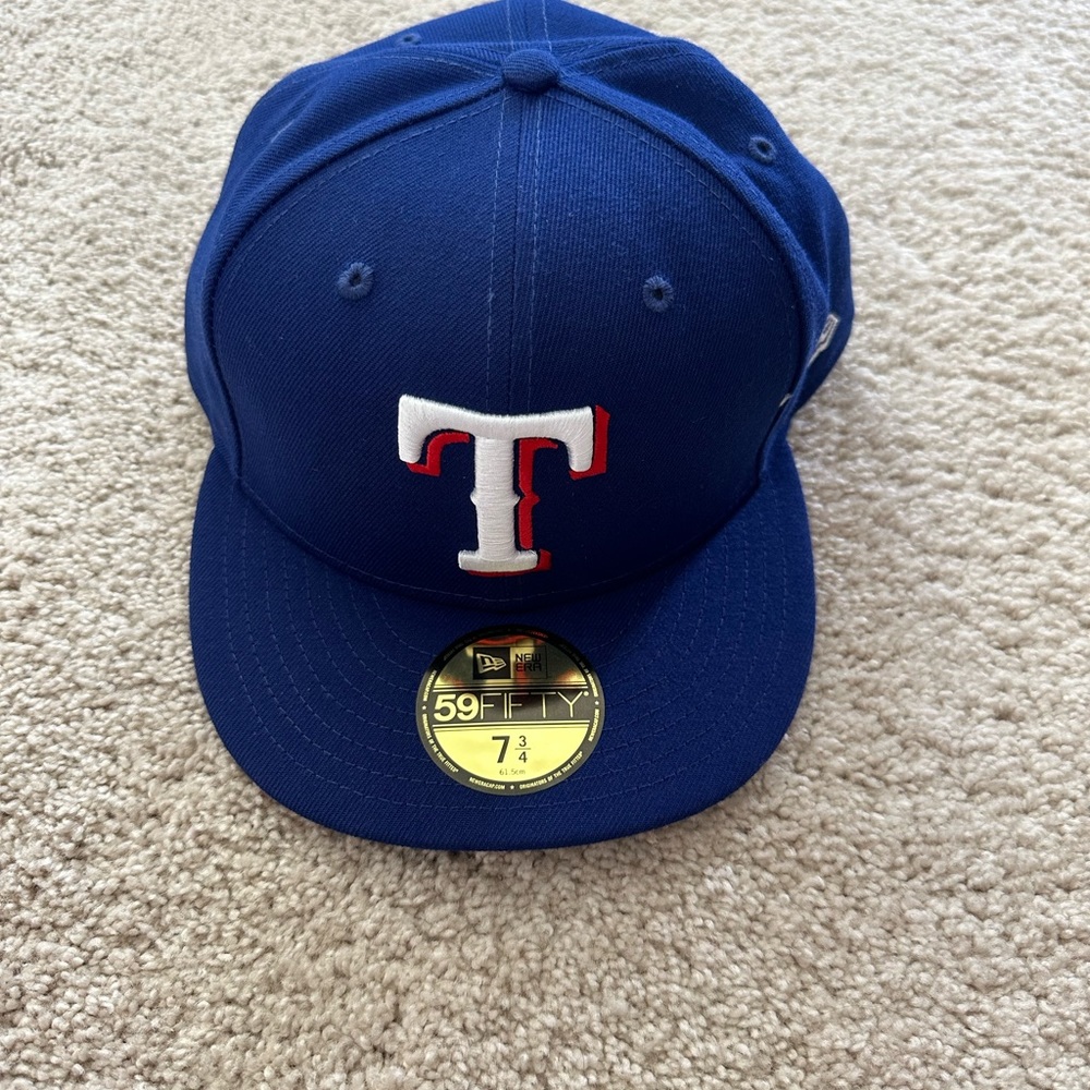 Men's Texas Rangers New Era Royal Game Authentic On-Field 59FIFTY Fitted Hat
